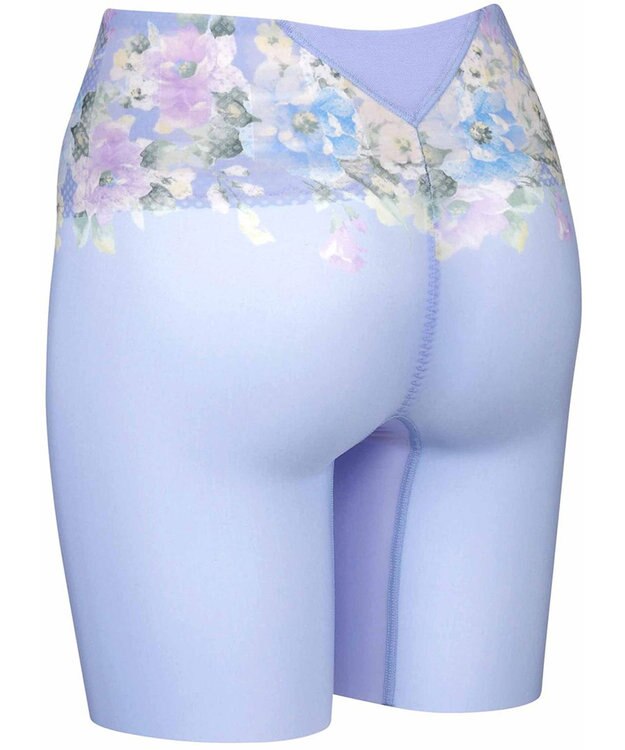 WACOAL 【SUHADA 肌リフト 】 ガードル ロング丈 下半身のたるみをリフトアップ ムレにくい ジャストウエスト スハダ GRC497 /ワコール ブルー