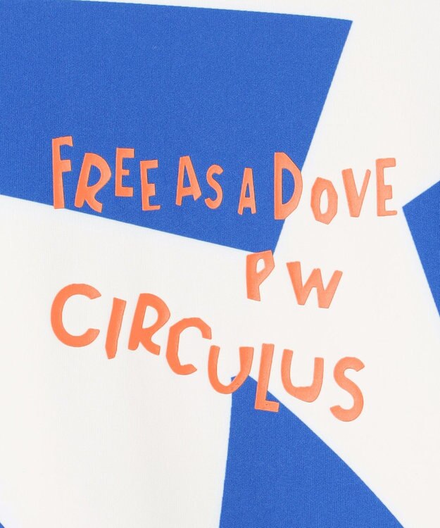 PW CIRCULUS 【MEN】ＤＯＶＥ柄モックネック ゴルフ スカイブルー系5