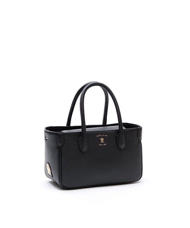 A.D.M.J. 【牛革】ミニトートバッグ　（Dカン付き） シッコク