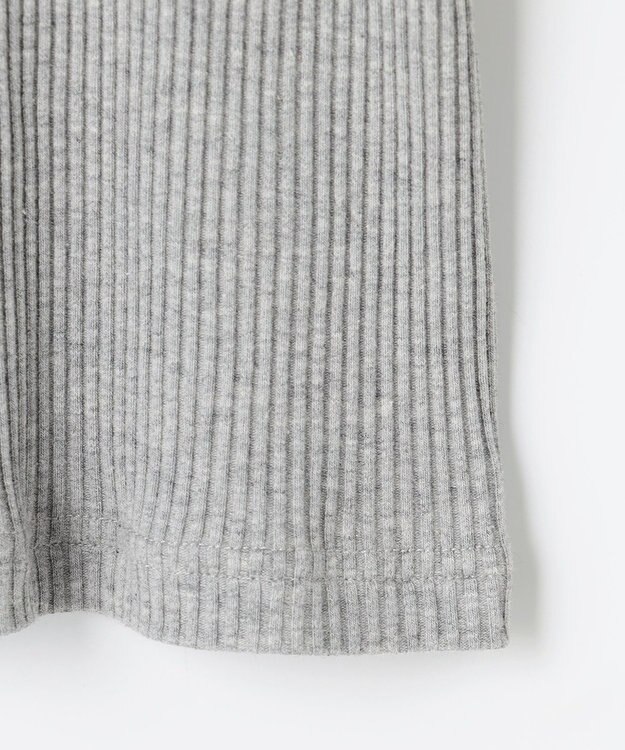 組曲 KIDS 【150-160㎝】セーラーカラー リブトップス グレー