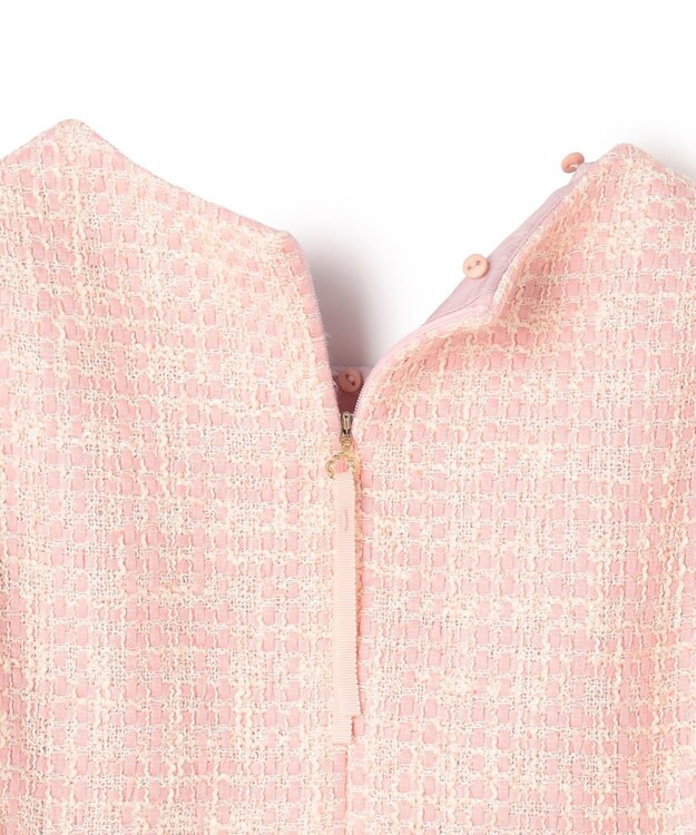 TOCCA 【洗える・消臭】 TWEED BLOSSOM ドレス ピンク系5