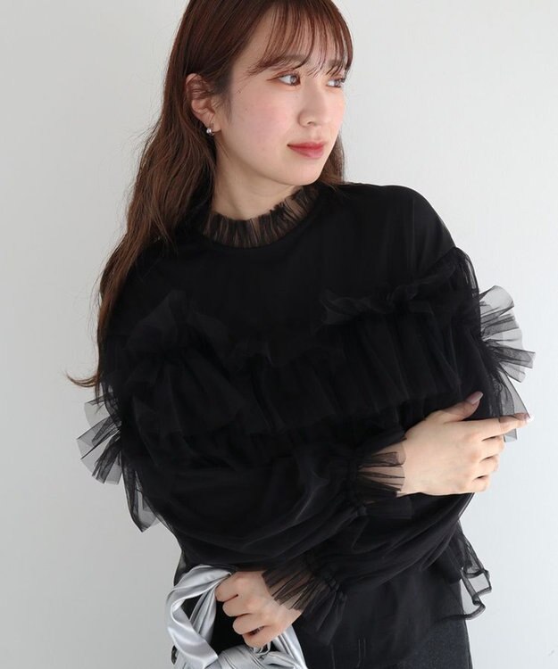 Green Parks ・ＥＬＥＮＣＡＲＥ　ＤＵＥ　チュールドッキングブラウ Black