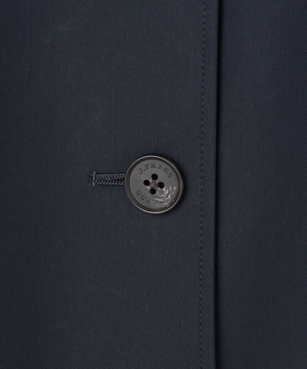 J.PRESS LADIES ドライストレッチ ショート ステンカラー コート ネイビー系