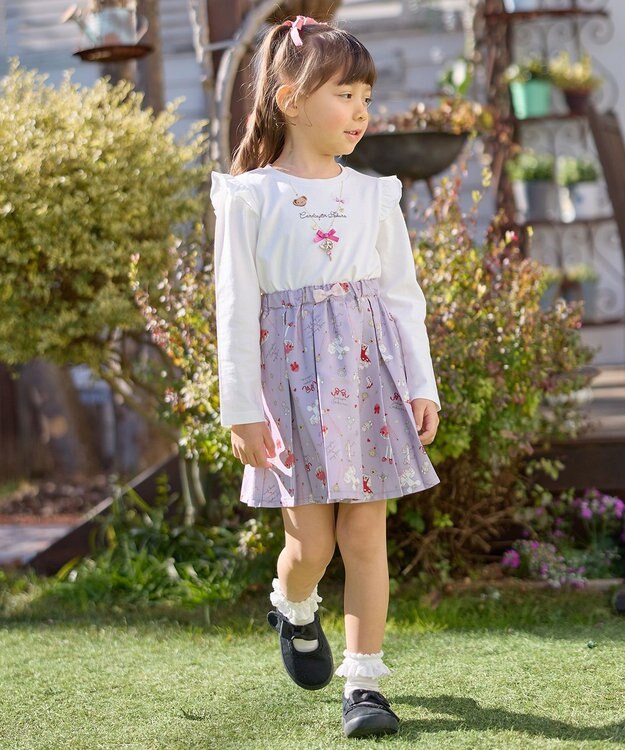 ANY KIDS 【カードキャプターさくら×any FAM】ネックレス Tシャツ オフホワイト