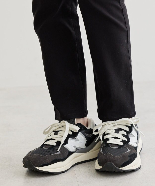 Green Parks 裏起毛ストレッチスキニーパンツ Black