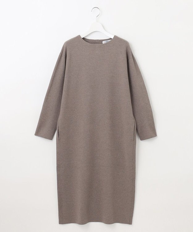 J.PRESS LADIES 【洗える】VIS/PE MILANO ニット ワンピース ブラウン系