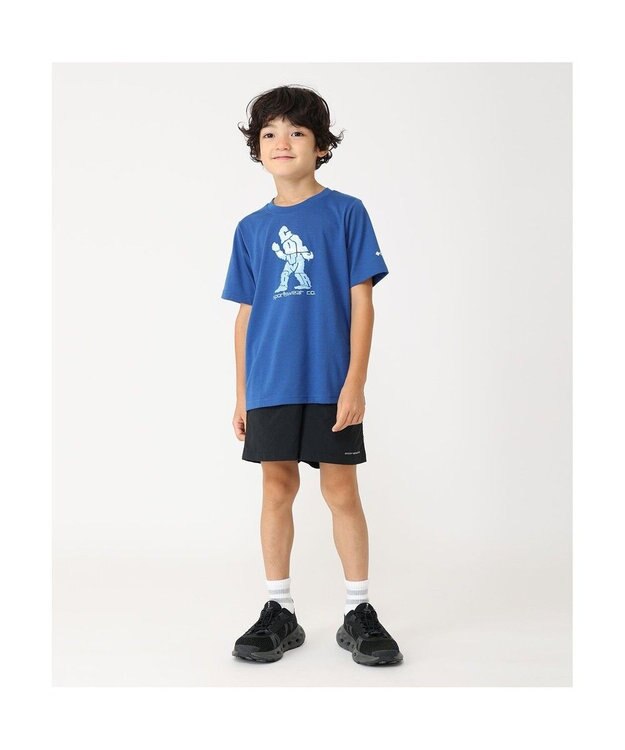 Columbia Columbia/ 【KIDS】ラプードルパスショートスリーブTシャツ /コロンビア Mountain Blue、 Living Legend