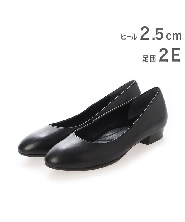 ing <ing>ローヒールブラックパンプス