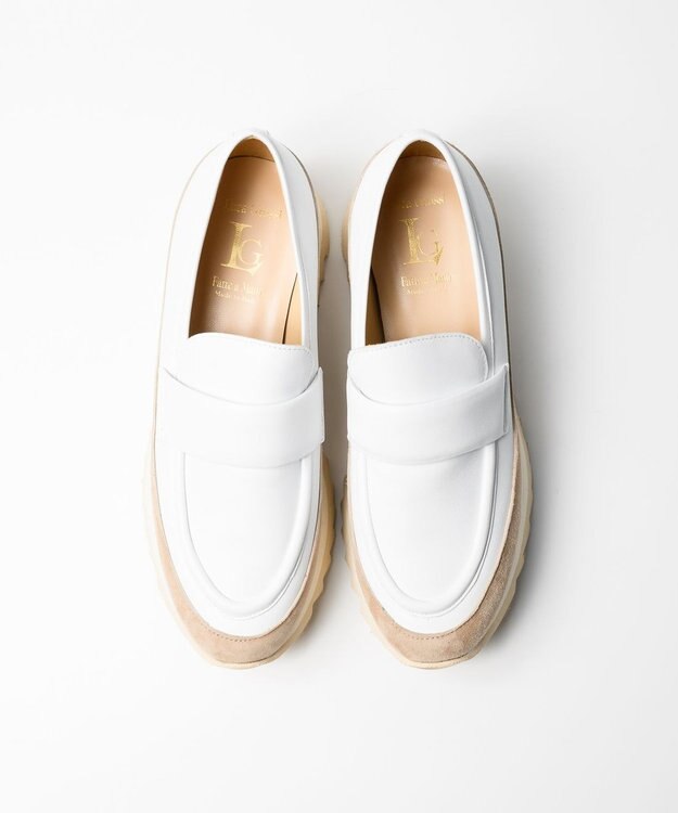 BONTRE 【LucaGrossi/ルカグロッシ】軽量スニーカーローファー/L102M-VS ホワイト