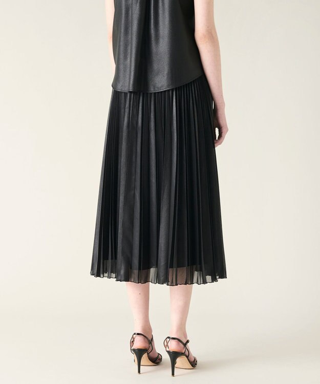 GRACE CONTINENTAL チンツプリーツスカート ブラック