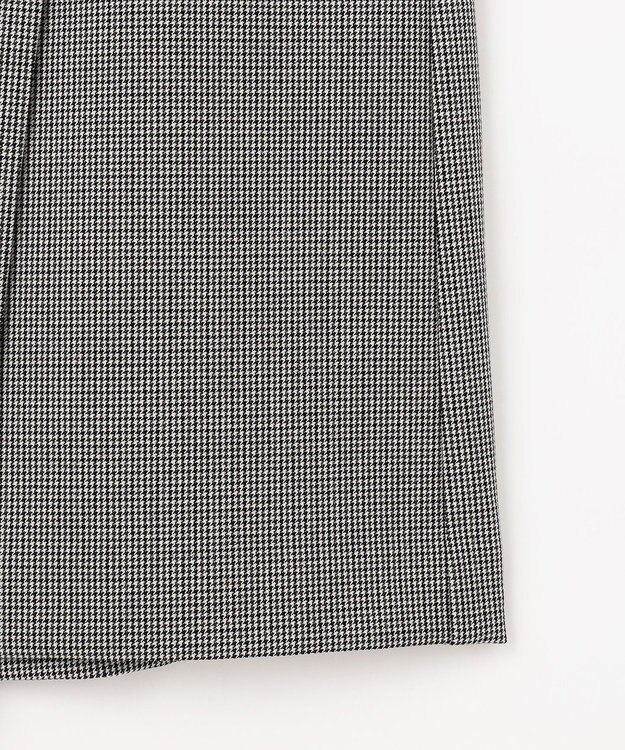 自由区 S 【撥水加工・洗える】TRギャバチェック柄 スカート モノトーン系チェック