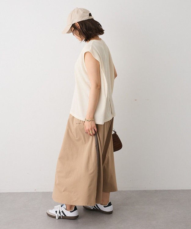 CRAFT STANDARD BOUTIQUE 接触冷感/UVカット/速乾 トラックスカート Beige