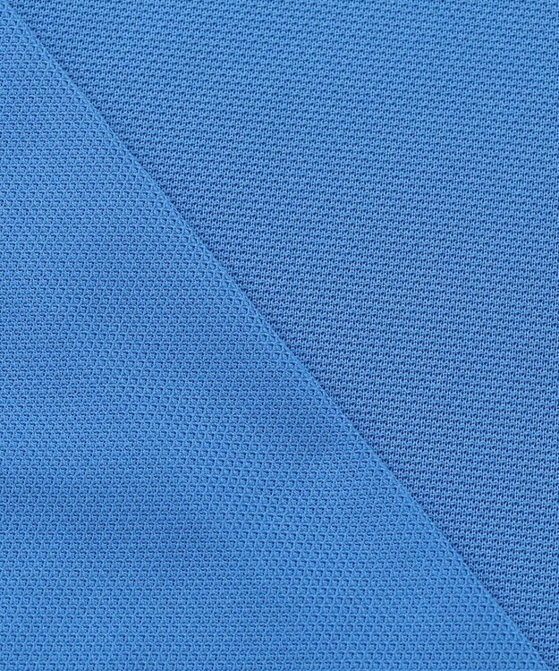 23区GOLF 【MEN】ポリエステルカノコ 半袖ポロシャツ スカイブルー系