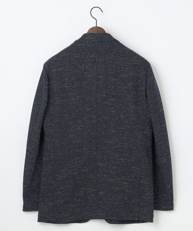 JOSEPH ABBOUD 【軽量/ストレッチ/洗える/速乾/JAPANファブリック】コンフォータブルジャージー ジャケット ネイビー系