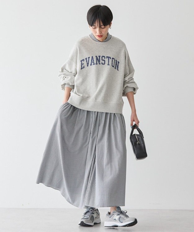 AMERICAN HOLIC ＥＶＡＮＳＴＯＮ　ミニ裏毛プルオーバー Light Gray Mixture