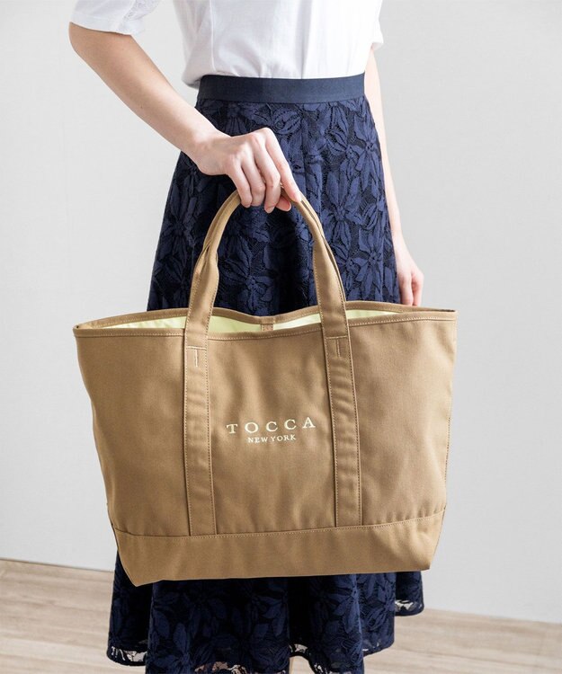 TOCCA 【WEB&一部店舗限定】SANA TOTE L トートバッグ L ベージュ系