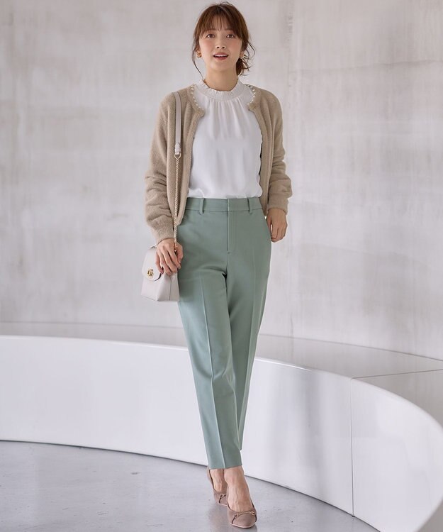 ANY SIS シャギーニット カーディガン ライトモカ