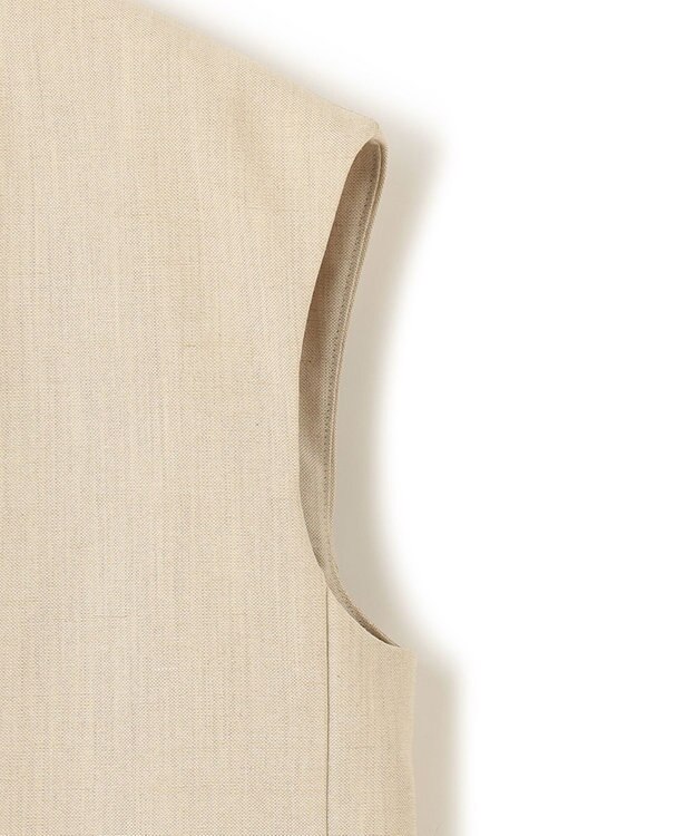 ICB 【接触冷感・速乾・洗える】T.R.Liプレーンウィーブ ジレ フラックス系