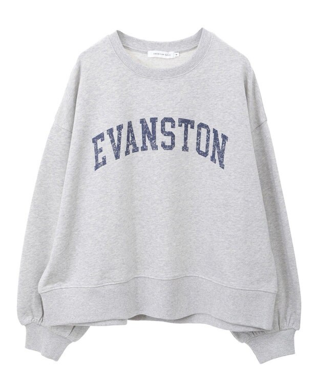 AMERICAN HOLIC ＥＶＡＮＳＴＯＮ　ミニ裏毛プルオーバー Light Gray Mixture