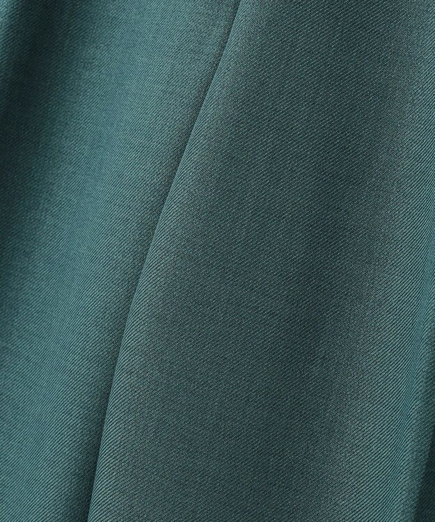 ANY L 【セットアップ対応/ウエストゴム】イージィケア美脚テーパードパンツ グリーン