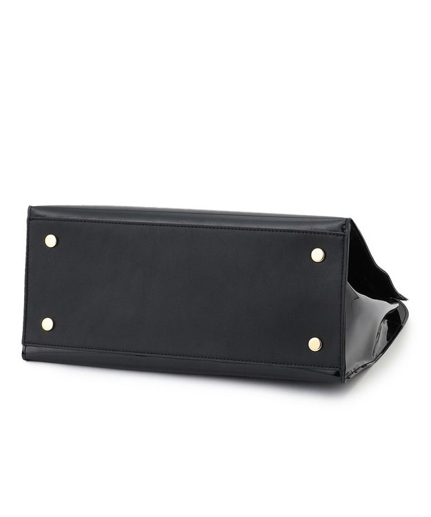 23区 クリア トートバッグ ブラック系