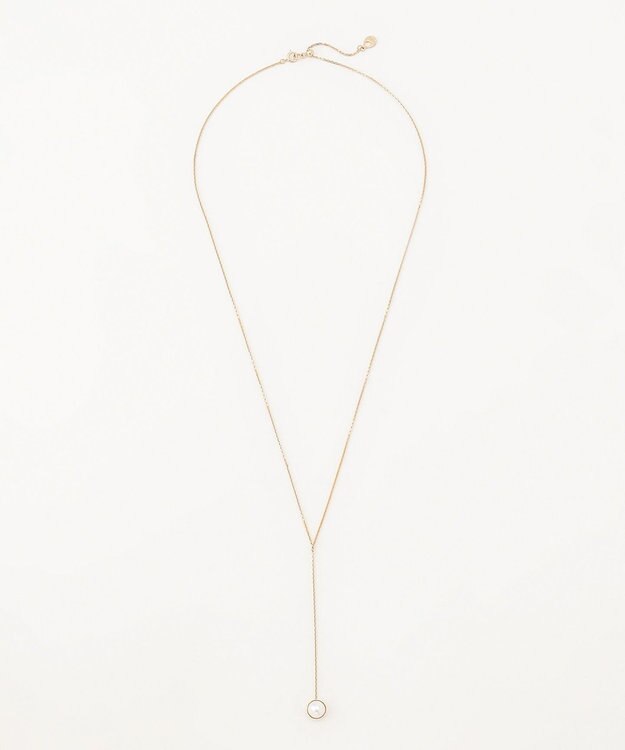 23区 アコヤパール ラリエット ネックレス ゴールド系