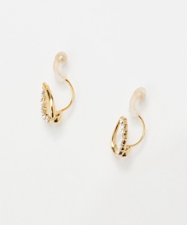 Phoebe 【痛くないシリーズ】【金属アレルギー対応】メテオドロップライトフィットイヤリング　ゴールド ゴールド