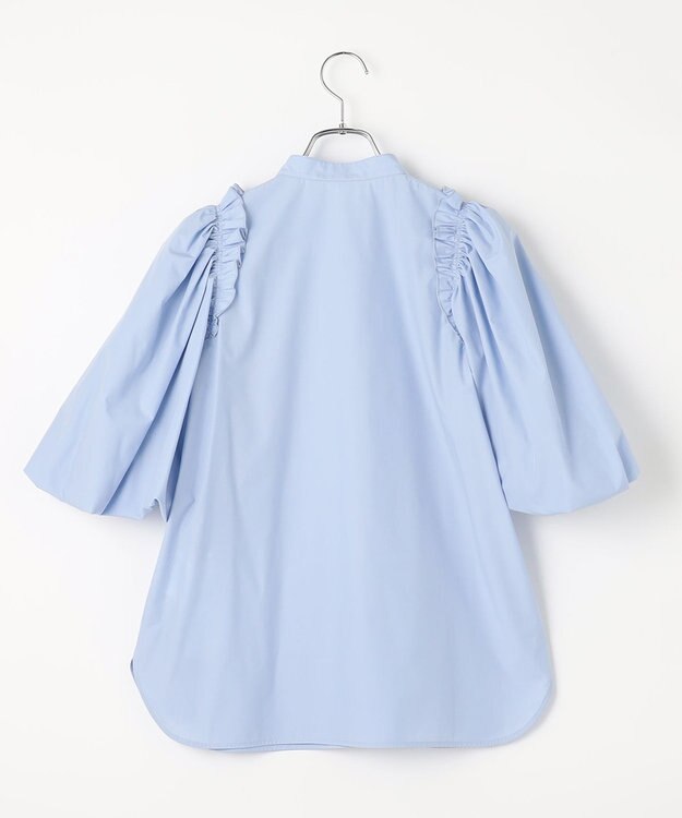 #Newans 【ANSWER for フォトジェニックスタイル】バルーンスリーブブラウス サックスブルー系