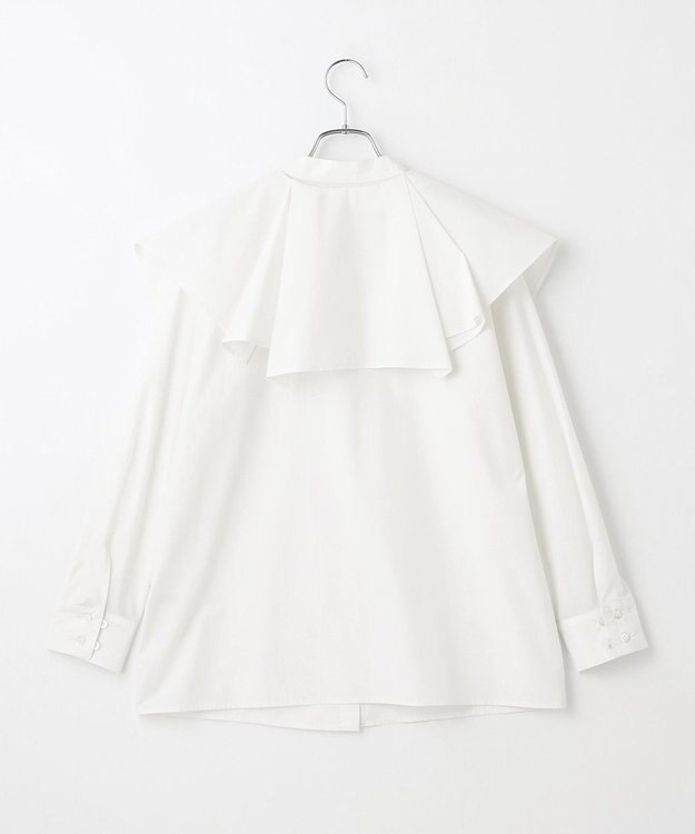 #Newans 【セレモニーにも】2wayタックフレアカラーブラウス ホワイト