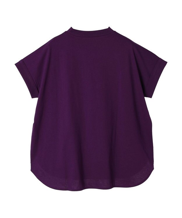 Green Parks 汗染み防止プチハイネックプルオーバー Purple