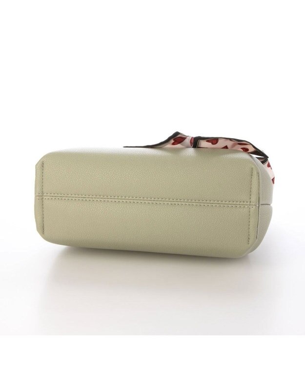 UNBILLION カシュカシュ cachecache / スカーフ付きラウンドミニショルダー グリーン