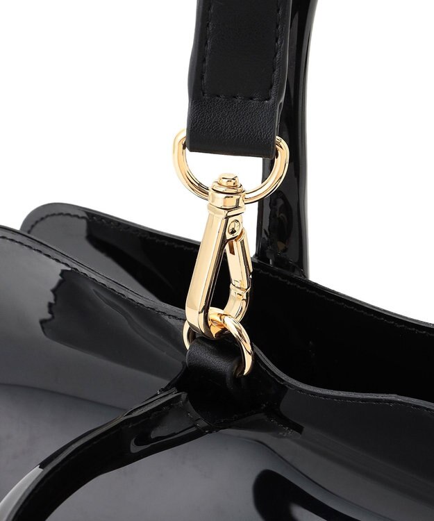 23区 クリア トートバッグ ブラック系