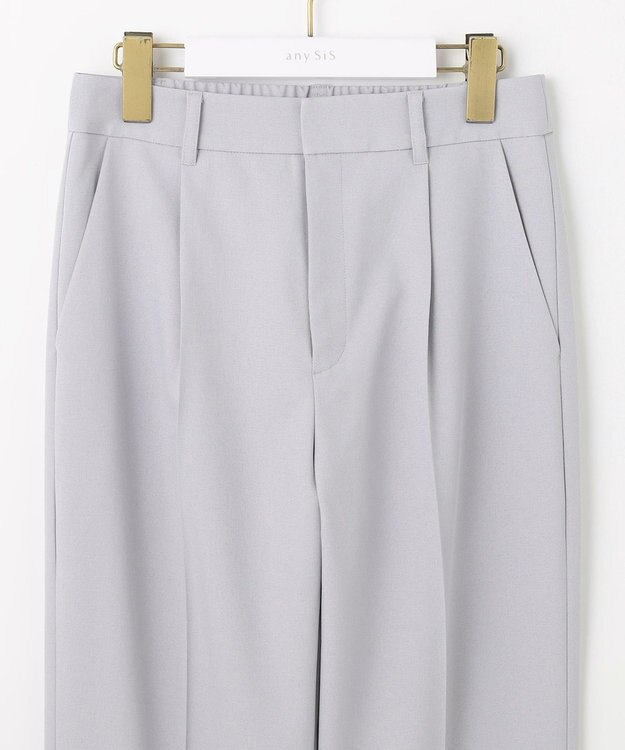 ANY SIS 【UVカット・接触冷感・吸水速乾】スマートビューティストレッチ  テーパードパンツ ブルーグレー