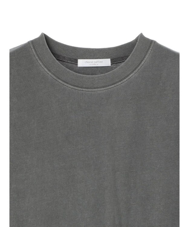 Green Parks ピグメントドッキングチュニック Gray