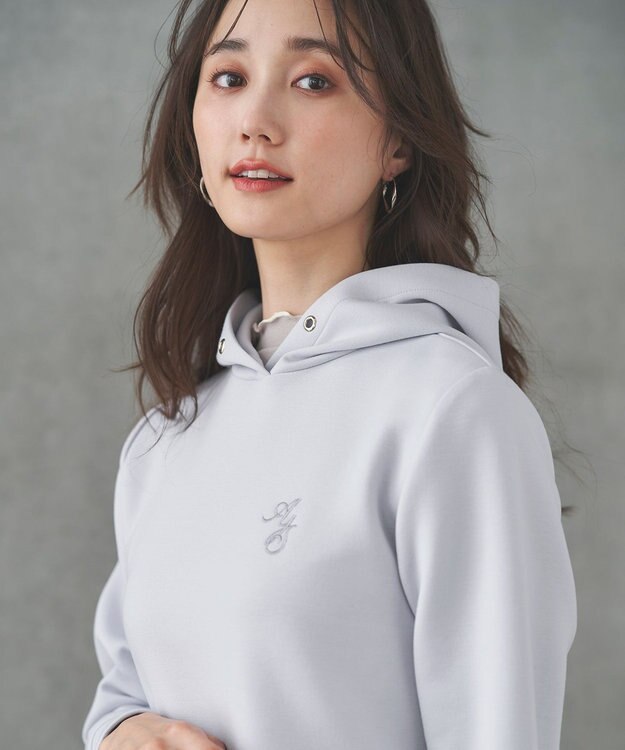 ANY SIS 【洗える】ダンボールプル パーカー ライトブルー