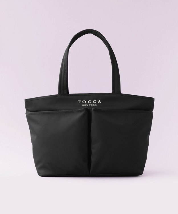 TOCCA 【WEB＆一部店舗限定】【A4サイズ対応・サスティナブル素材】T-INCONTRO TOTE L トートバッグ L ブラック系