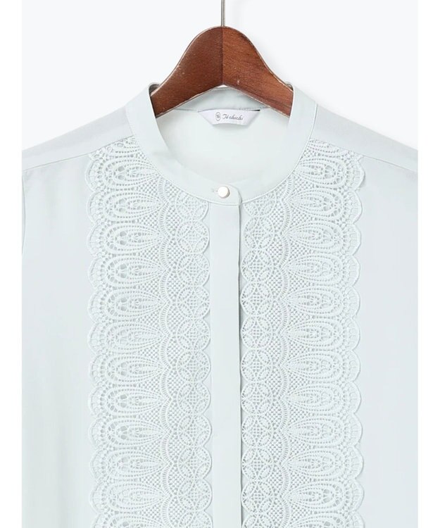 Te chichi フロントレースブラウス ミント