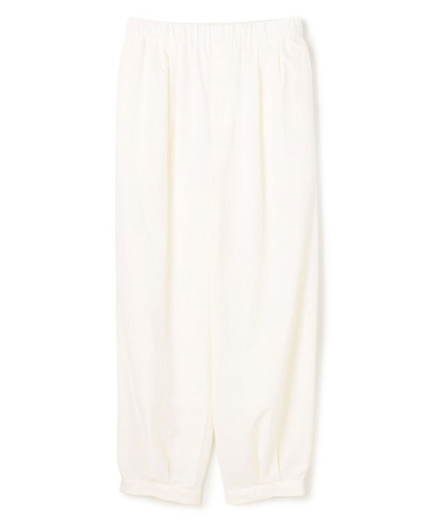 BEIGE， YANN / 裾カフス イージーアンクルパンツ White