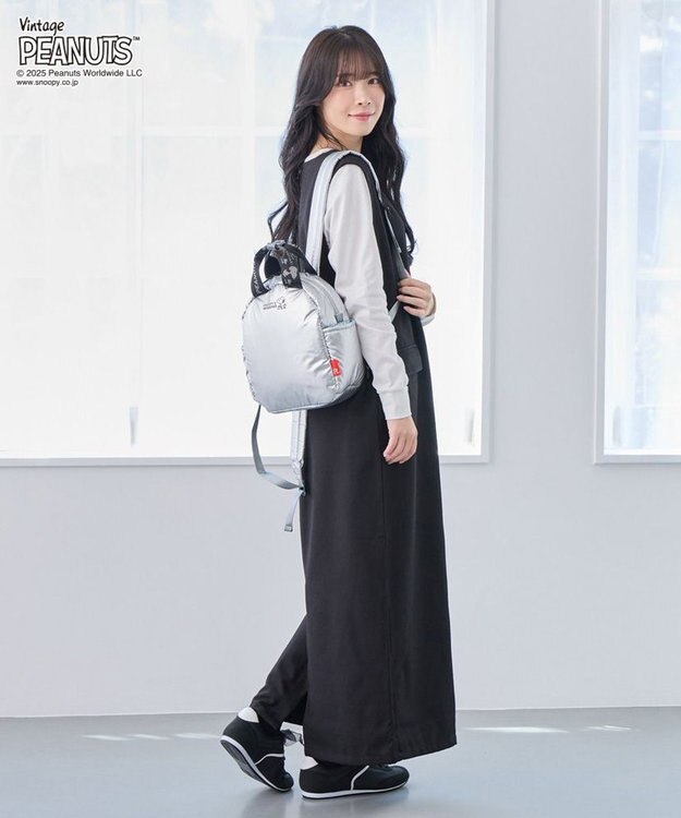 ROOTOTE 8453【スヌーピー】IP.セオルー.パデット.ピーナッツ-0S 02：シャイニーシルバー