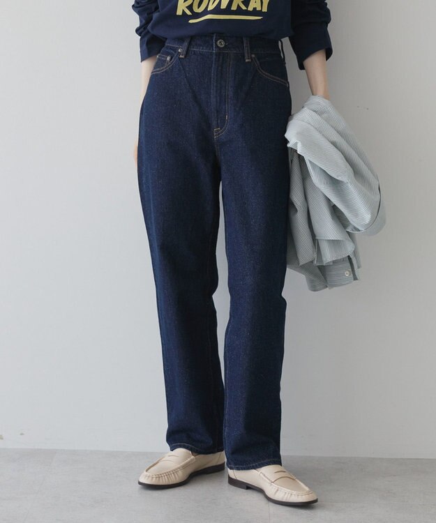 AMERICAN HOLIC ルーズストレートデニム One Wash