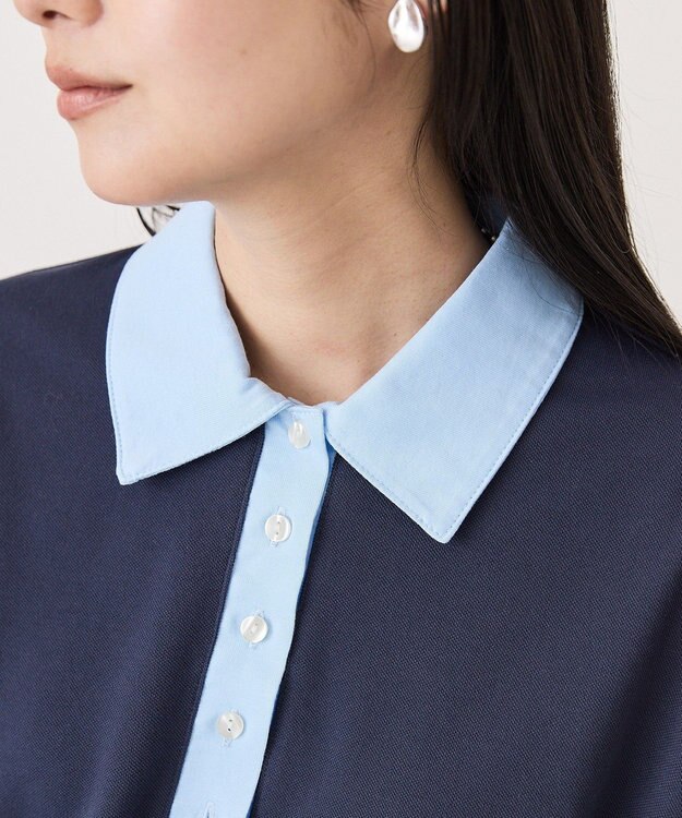AMERICAN HOLIC 【マルチ機能】カノコポロシャツ Navy