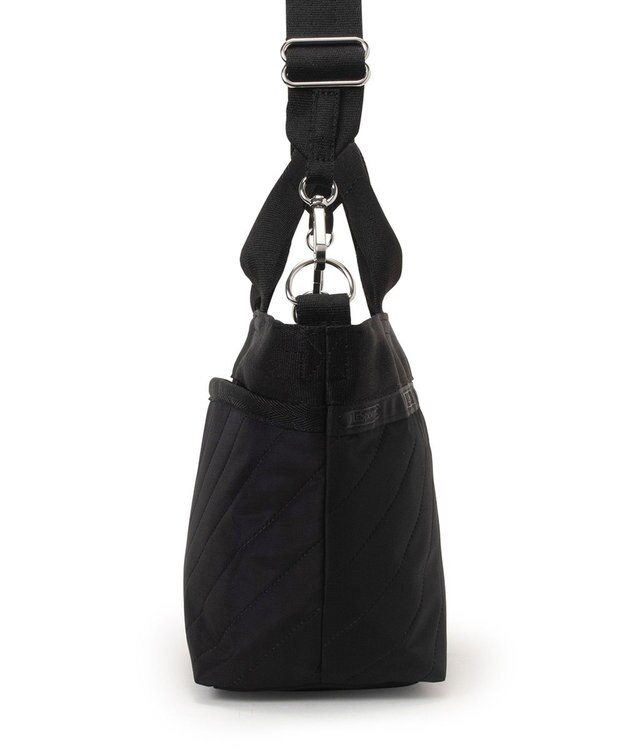LeSportsac SMALL BUCKET TOTE/ラインデボスブラック ラインデボスブラック