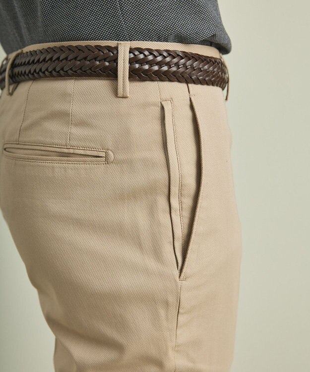 GOTAIRIKU 【吸水速乾】クールマックス ストレッチ  トラウザーズ ベージュ系