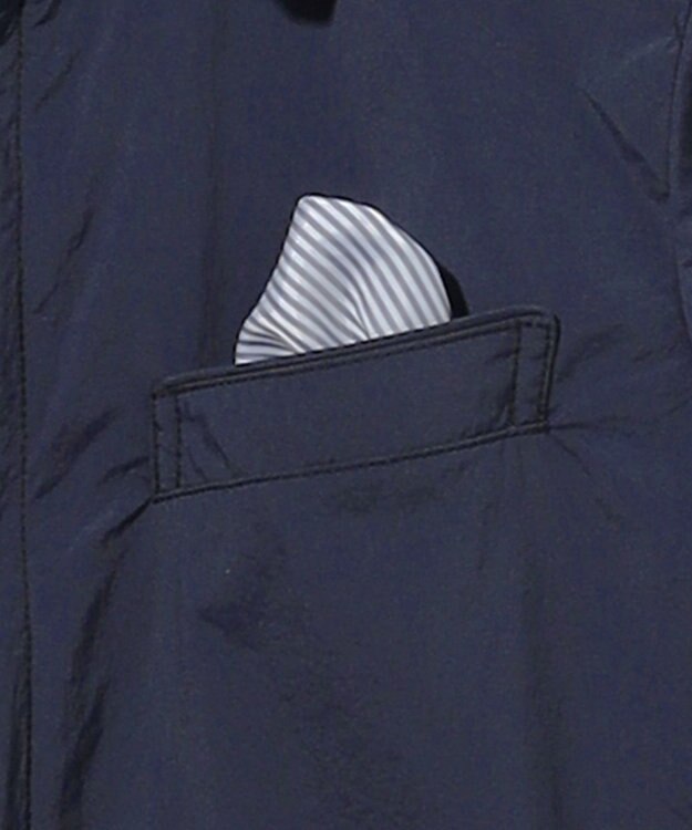 JOSEPH ABBOUD 【キングサイズ・軽量/ストレッチ/撥水】ライトワッシャーストレッチ アクティブレジャージャケット ネイビー系