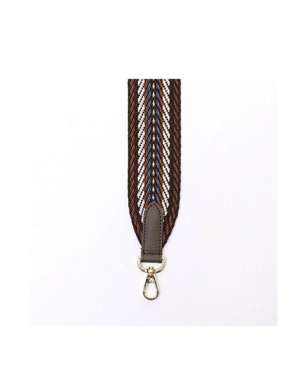 A.D.M.J. 【別売り】イタリアンテープショルダーストラップ(レギュラー/107cm) BR/BENI