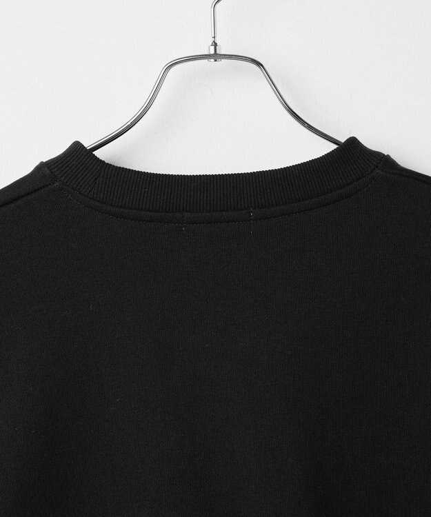 WEGO ヘビーウエイト刺繍グラフィックプルオーバー ブラック