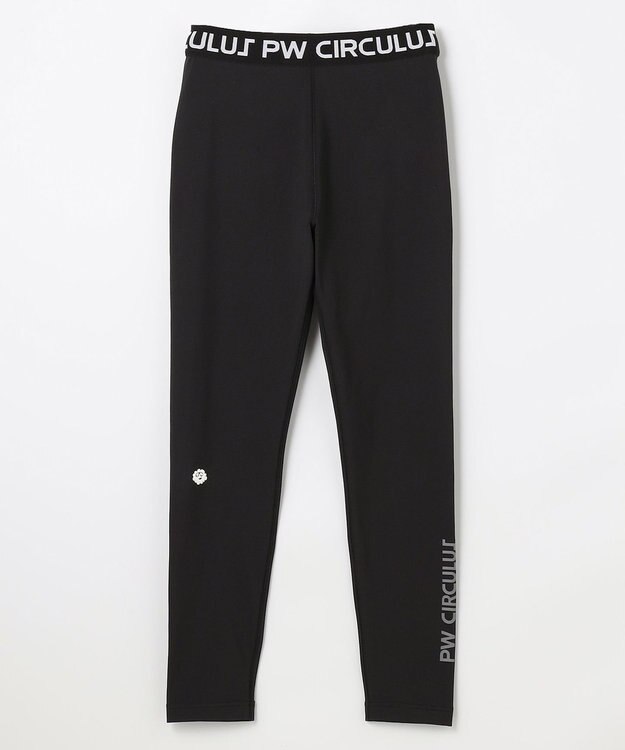 PW CIRCULUS 【WOMEN】裏起毛レギンスパンツ ゴルフウェア レディース ブラック系