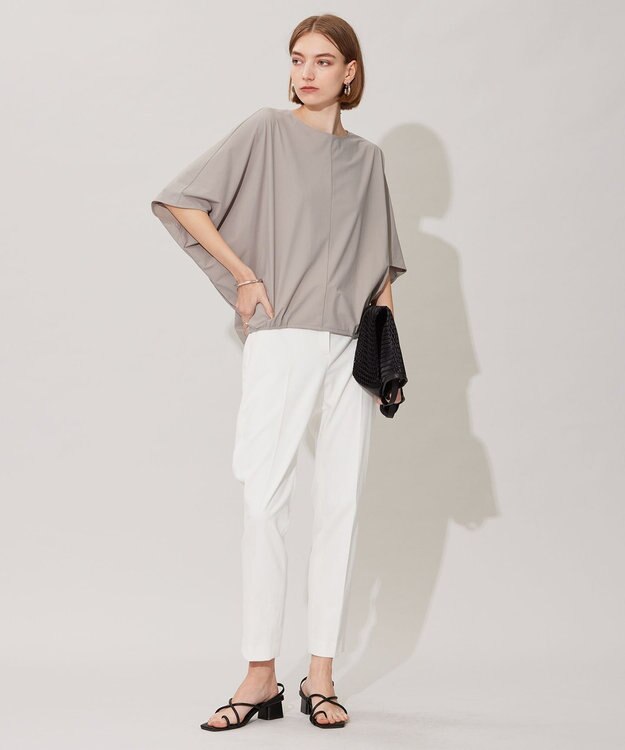 ICB 【洗える】 シェルタリングドライオックス スティックパンツ オフホワイト系