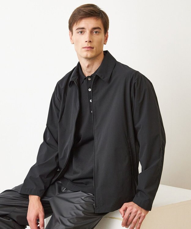 UNFILO MENS FINE MOVE ショートスウィングトップブルゾン ブラック