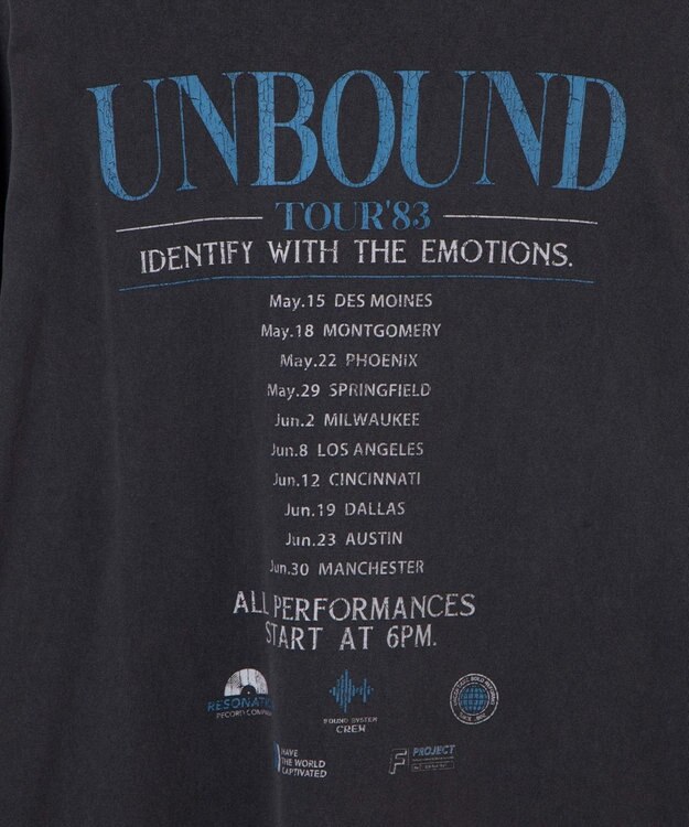 WEGO ピグメントグラフィックロンT 柄3